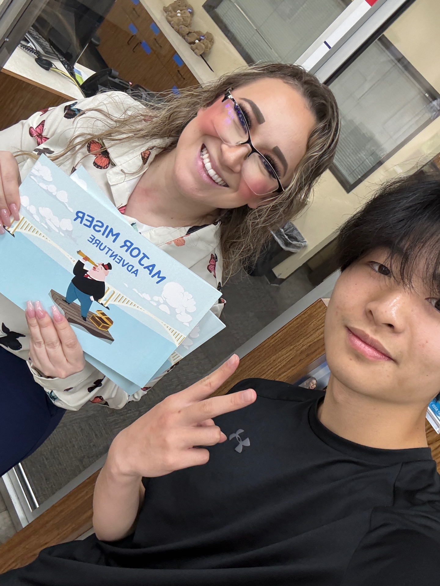 Major Miser Adventure book shared with an educator